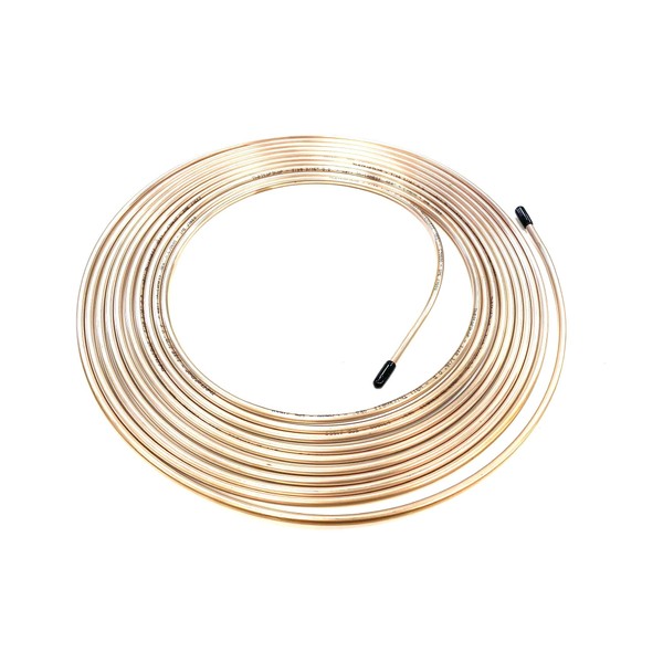 The Stop Shop 25 Ft. Roll/Coil of 3/16" (.028" Wall) Copper Nickel Brake Line Tubing