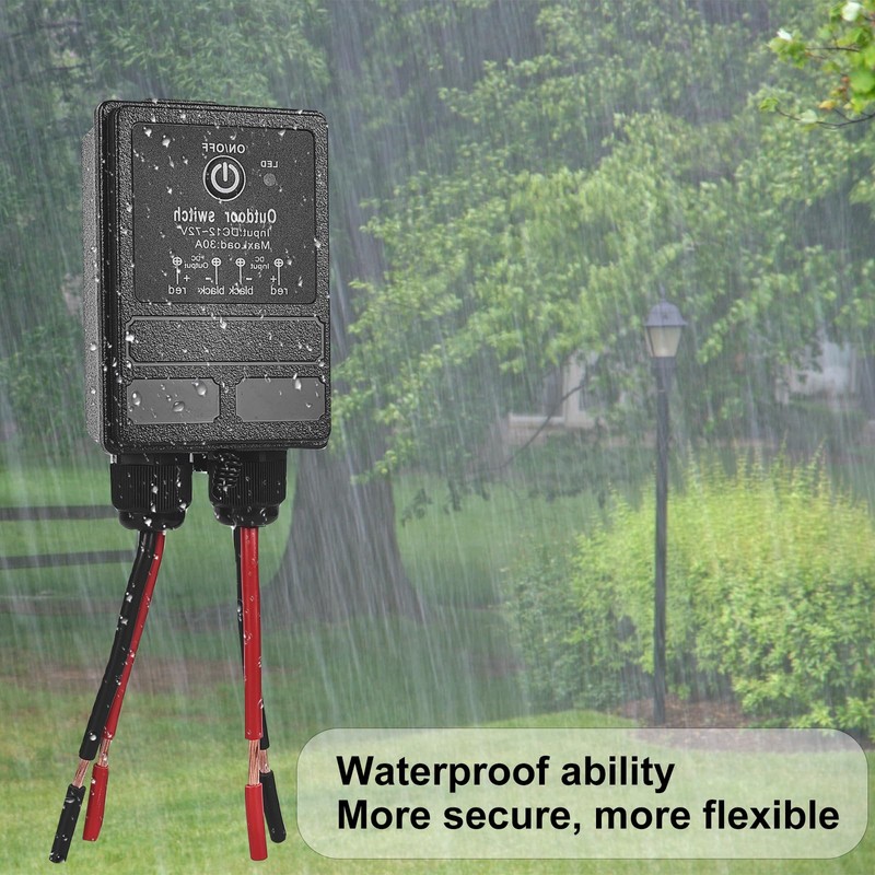 Remote Control Switch, 12 V Wireless Switch DC12 V ~