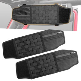 sukemichi Visor Organizer Sun Visor Molle Panel for 2018-2015 Jeep Wrangler JL Gladiator JT 4XE Accessories Tactical Sun Visor Organizer Visor Storage Holder Pouch,2 Pack,Fit Driver Passenger Side
