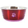 Cheeko Super Fusion Red Fash Dog Bowl, 1.9L, 8-Inch