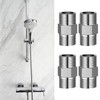 CYUaoao 1/2 Inch Double Nipple Shower Hose Adapter Stainless Steel