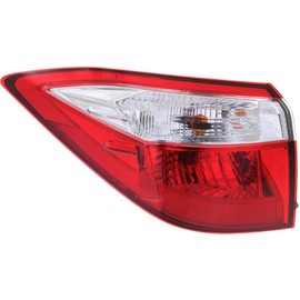 Garage-Pro Tail Light SET Compatible with Toyota Corolla 2014-2016 Mounts on Body Halogen With bulb(s) Driver Side, Inner and Outer