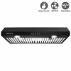 SNDOAS 600CFM 30inch Under Cabinet Range Hood Black Painted Kitchen