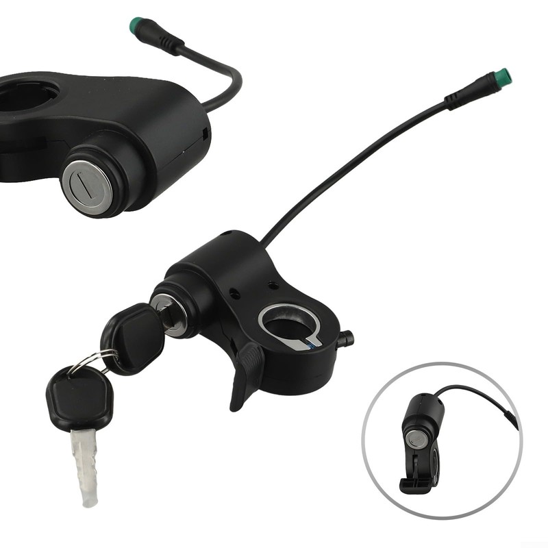 Electric Door Lock Electric Scooter Door Lock 5-Pin Connector Compatible
