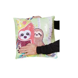 Master Toys Sequin Sloth Decorative Pillow