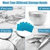 Geosar 24 Pcs Silver Storage Bags, Christmas Anti Tarnish Jewelry