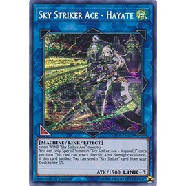 Yu-Gi-Oh! - Sky Striker Ace - Hayate - MP19-EN109 - Prismatic Secret Rare - 1st Edition - 2019 Gold Sarcophagus Tin Mega Pack