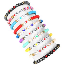 11Pcs Taylor Friendship Bracelets for Music Lovers, TS Inspired Bracelets Set in Rich Colors, A Exciting Birthday Present for Admirers of Great Singers, Pay Tribute to Sister Music Lover Singer Fans
