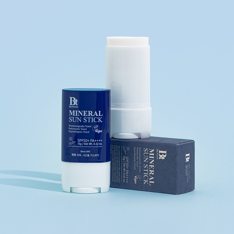 benton [Benton] Inorganic Sun Stick SPF50+/PA++++ 15g Non-sticky Soft Stick