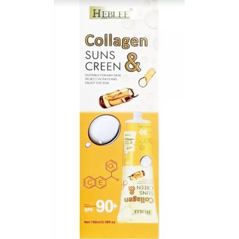 Heblee Bloqueador Solar Con Colageno 90spf 100ml