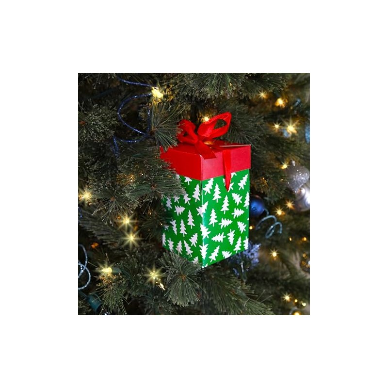 Iconikal 6-Inch Christmas Candles Gift Set, 6-Pack, Easy Fold Open