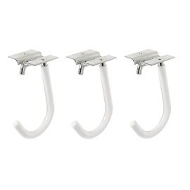 Alberts 800857 Bicycle Hook Curved Blue Galvanised Hook Depth 90 mm Height 115 mm Set of 3