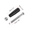 sourcing map Swivel Handle Crank Handle Rotating Bale Handle Length