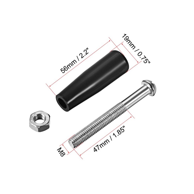 sourcing map Swivel Handle Crank Handle Rotating Bale Handle Length