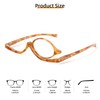 JM 2 Pairs Makeup Reading Glasses Magnifying Flip Down Cosmetic