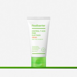 Real Barrier Control-T Acid Pore Clay Pack 80ml, 1 pack / 리얼베리어 컨트롤-T 애씨드 포어 클레이 팩 80ml, 1개
