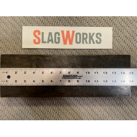 SlagWorks 3/4x5x15 inch steel plate 5”x15” A36 Hot Roll Flat .75" Thick