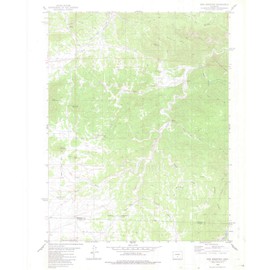 YellowMaps Iron Mountain CO topo map, 1:24000 Scale, 7.5 X 7.5 Minute, Historical, 1980, Updated 1982, 26.8 x 22.1 in - Tyvek