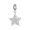 Philip Jones Star Charm Created with Zircondia® Crystals