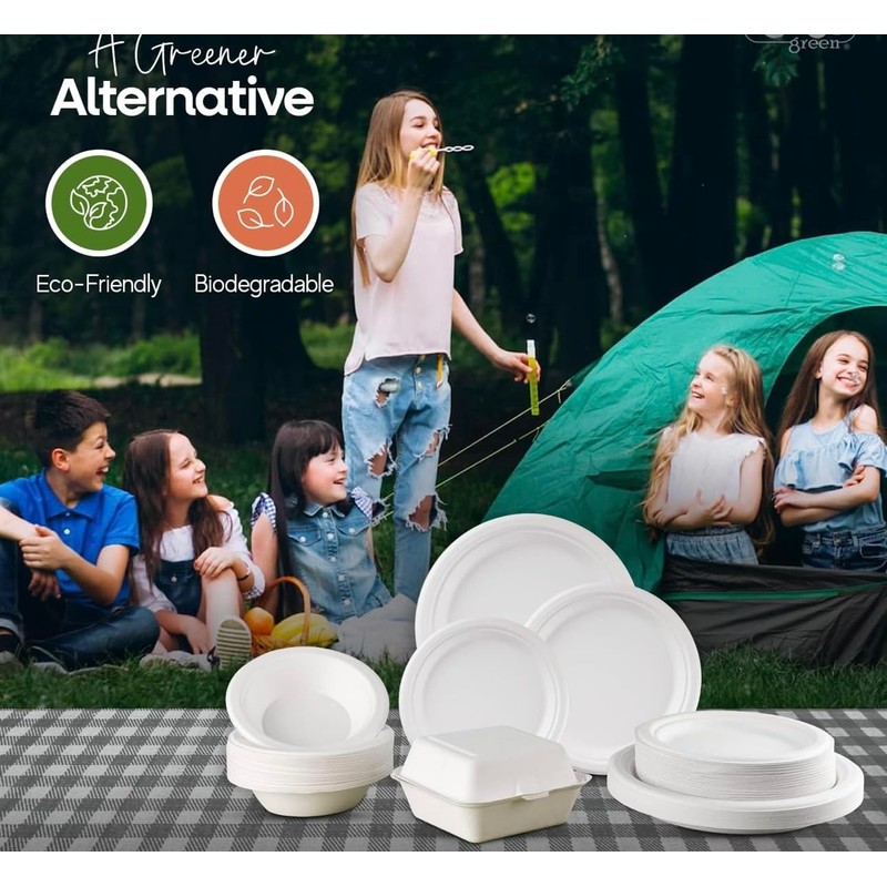 50 Pack Strong Disposable Bowls – Pack of 50 x