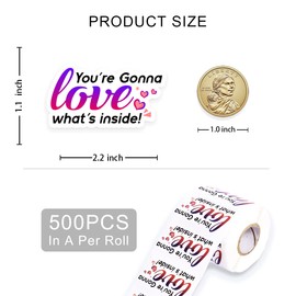 Cute Small Business Stickers,Funny You're Gonna Love What's Inside Business Stickers,Thank You Stickers, Packaging Stickers, Mail Envelopes Shipping Stickers for Small Business,500 PCS