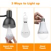 ORALUCE Emergency Rechargeable Light Bulbs 60 Watt, Warm White 3000K