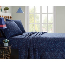 Morgan Home Smarts & Crafts Children's Everyday Super Soft Sheet Set Soft, Microfiber Woven, Colorful Prints for Girls and Boys (Dinosaur Dig, Full)