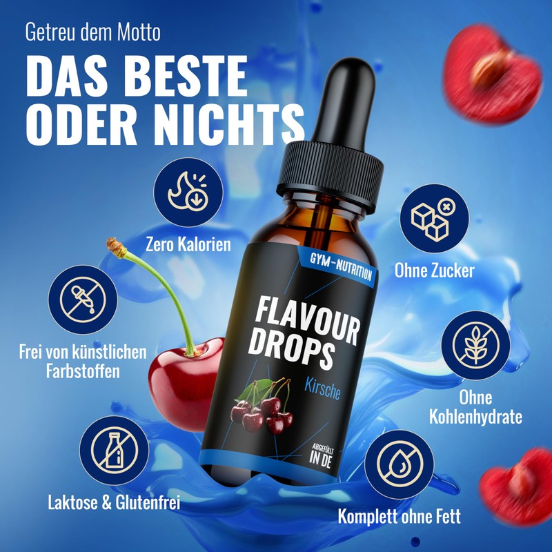 Flavour Drops 50 ml with Cherry Flavour