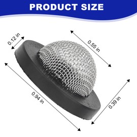 DFD 20 Pcs Hose Filter Washers, Stainless Steel Hose Washer, Garden Hose Screen Filter Fittings for 3/4 Inch Garden Hose Connector & 5/8" Washing Machine