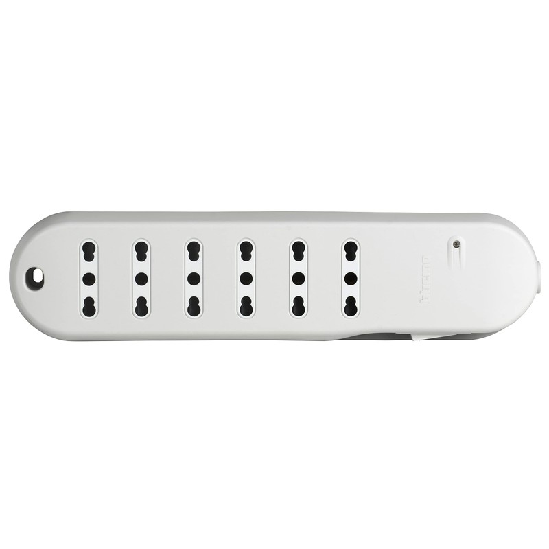 BTicino Electric Power Strip Slim with Safe Light Switch and