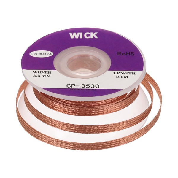 MECCANIXITY Solder Wick Braid No-Clean Desoldering Wick Braid 0.14 in
