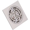 Brushed Shower Floor Drain Copper Floor Strainer for Kitchen Bathroom