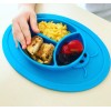 Hot1cE Ladybug Silicone Placemat Baby Plate - Cute Suction Feeding
