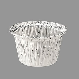 Aluminum Cup 4.3 fl oz (110 cc) With Lid / 10 Pairs Tomizawa Shoten Pudding Cup