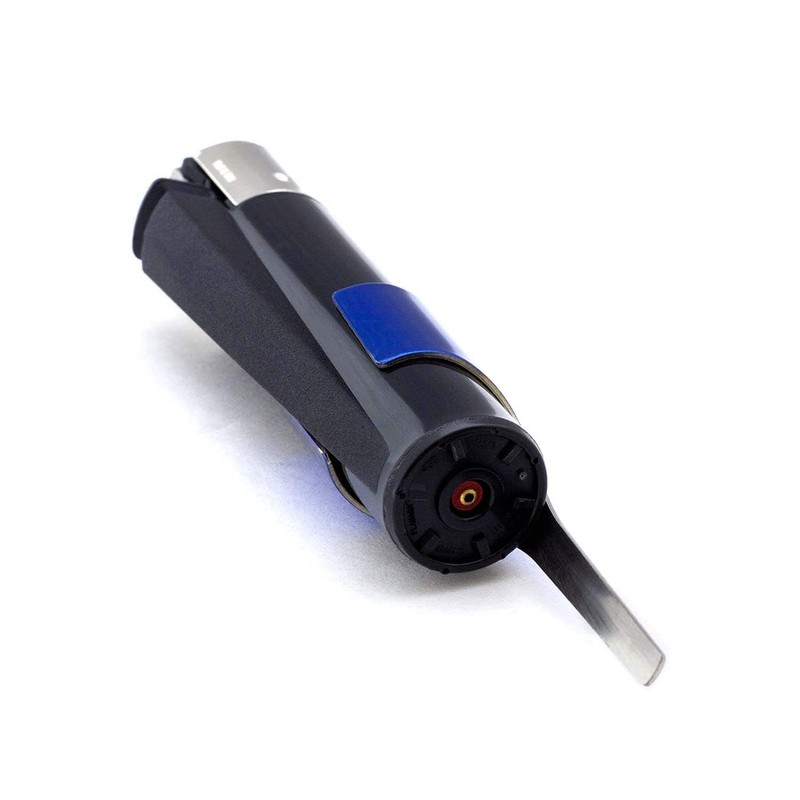 Kasher 360 Round Lighter Tool with Lighter - Stainless Steel