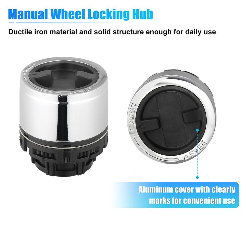 X AUTOHAUX Front Manual Wheel Locking Hub for Ford Explorer