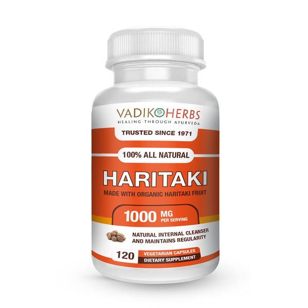 Vadik Herbs Certified Organic Vadik Herbs Haritaki (Terminalia chebula) Excellent