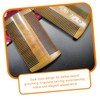 Baluue Beard Comb for Men Wood Material Dual Rows for