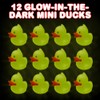 ArtCreativity Mini Glow in the Dark Duck Toys, Set of