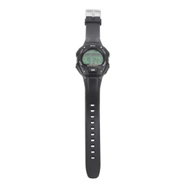 Digital Sports Watch Waterproof Fashionable Multifunctional Luminous LED Screen Watch with Alarm Clock for Students Black