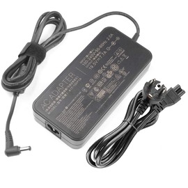 150W 19.5V 7.7A A17-150P1A ADP-150NB D Charger Compatible with ASUS ROG G53 G53S G53SX G53SW G71G G71V G72GX G73 G73J G74SX G51JX G51VX L580 0GX GX GL503G GL503GE GL703G Laptop Power Supply