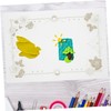 DOITOOL 1 Sheet Transparent Cutting Mat for Crafts Reusable Self