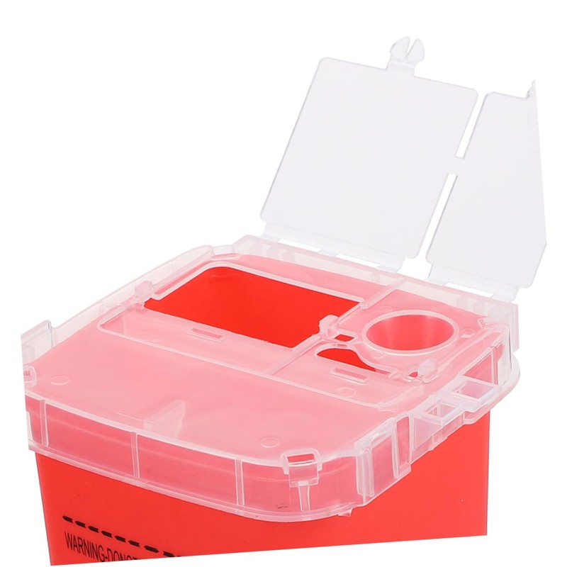 SAFIGLE 3Pcs Disposal Container with Flip Open Lid Durable Collector