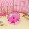 Hamster Wheel Silent Saucer Spinner/Quiet Exercise Flying Runner Dwarf Hamster/Gerbil