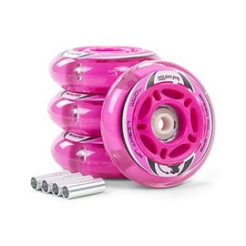 SFR Skates Light Up Wheels, Unisex Adult, unisex_adult, SFR501_72 mm_Rosa, pink, 72 mm