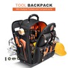 Backpack Tool Bag - LOKASS Tool Backpack Heavy Duty Tool