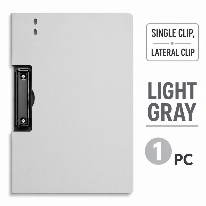 A4 Clipboard Folder with Protective Cover, Plastic Document Organizer and