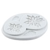 Lingzhi Poinsettia Silicone Molds Flower Fondant Mold Set of 4