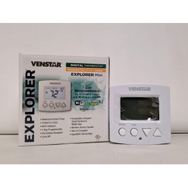 Venstar T2000 Thermostat, Degrees_Fahrenheit, to Volts, Amps, White (