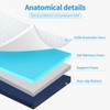 Folding Mattress Single,4 inch Memory Foam Tri Portable Trifold Mattress